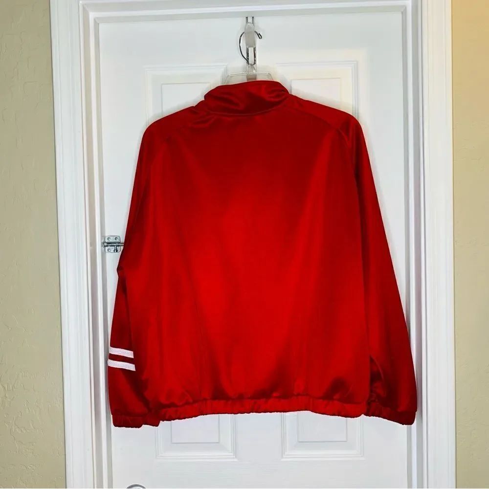 Bdg Elle Zip-front Jacket In Red Size Extra Large - Picture 7 of 12